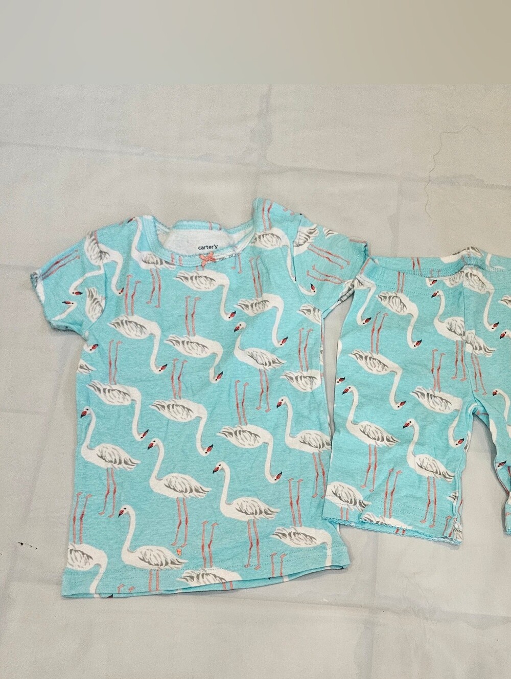 Carter's Toddler Girls Flamingo Pajama Set Size 3T - 2pc NWOT